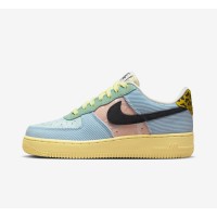 ナイキ エア フォース 1 ロー WMNS "Celestine Blue" FJ4591-441 - 女性向けマルチマテリアルパッチワークスニーカー