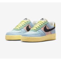 ナイキ エア フォース 1 ロー WMNS "Celestine Blue" FJ4591-441 - 女性向けマルチマテリアルパッチワークスニーカー