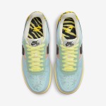 ナイキ エア フォース 1 ロー WMNS "Celestine Blue" - 女性向けマルチマテリアルパッチワーク ナイキ エア フォース 1 ロー WMNS "Celestine Blue" FJ4591-441 - レオパードプリントと花柄アクセント付きパッチワークスニーカー