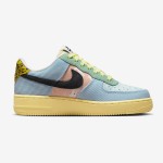 ナイキ エア フォース 1 ロー WMNS "Celestine Blue" - 女性向けマルチマテリアルパッチワーク ナイキ エア フォース 1 ロー WMNS "Celestine Blue" FJ4591-441 - レオパードプリントと花柄アクセント付きパッチワークスニーカー