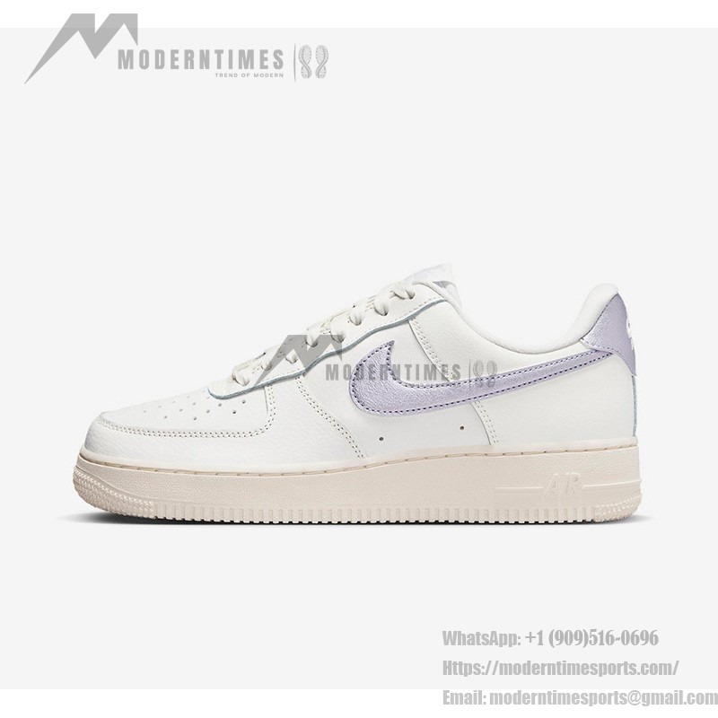 ナイキ エア フォース 1 ロー WMNS "Oxygen Purple" - ホワイト&ラベンダーデザイン ナイキ エア フォース 1 ロー WMNS "Oxygen Purple" DV7470-100 - ホワイト&ラベンダーミニマルスニーカー
