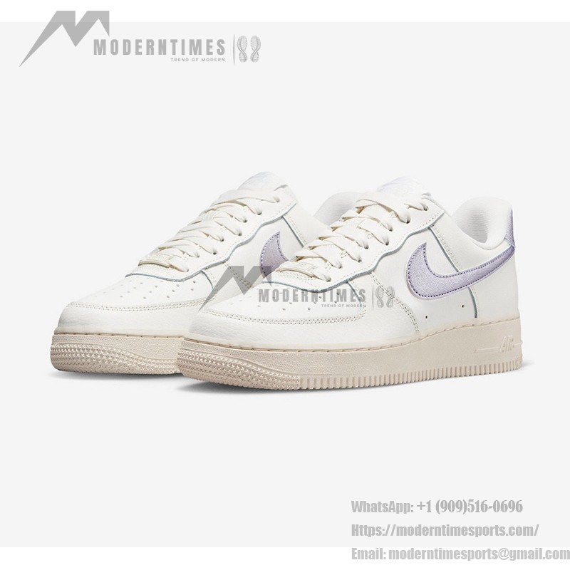 ナイキ エア フォース 1 ロー WMNS "Oxygen Purple" - ホワイト&ラベンダーデザイン ナイキ エア フォース 1 ロー WMNS "Oxygen Purple" DV7470-100 - ホワイト&ラベンダーミニマルスニーカー