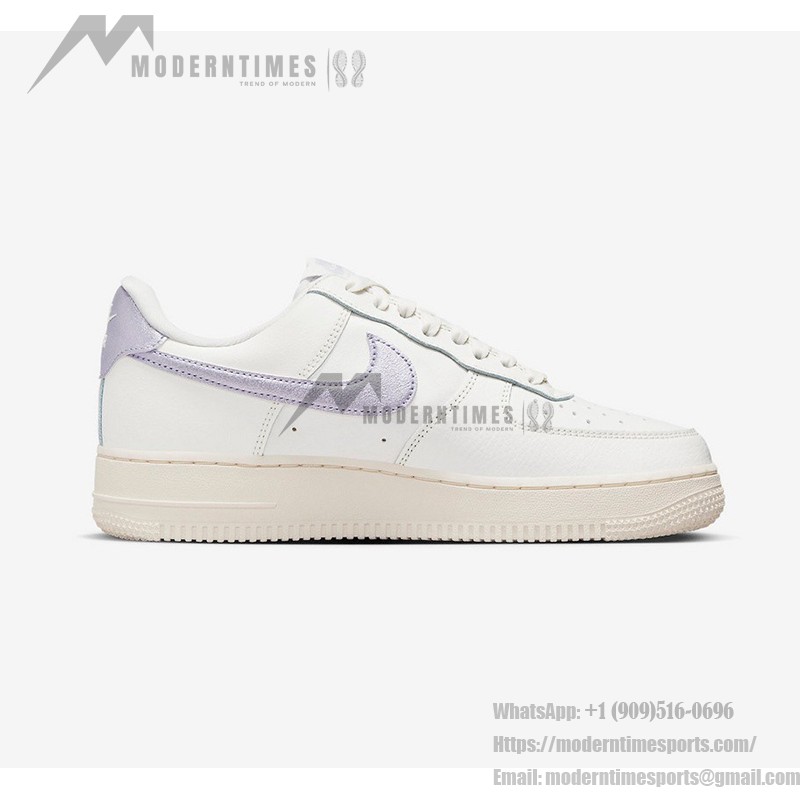 ナイキ エア フォース 1 ロー WMNS "Oxygen Purple" - ホワイト&ラベンダーデザイン ナイキ エア フォース 1 ロー WMNS "Oxygen Purple" DV7470-100 - ホワイト&ラベンダーミニマルスニーカー