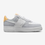 Nike Air Force 1 Low WMNS "Pure Platinum" FQ7779-001 Nike Air Force 1 Low WMNS "Pure Platinum" sneakers in white and gray with yellow accents