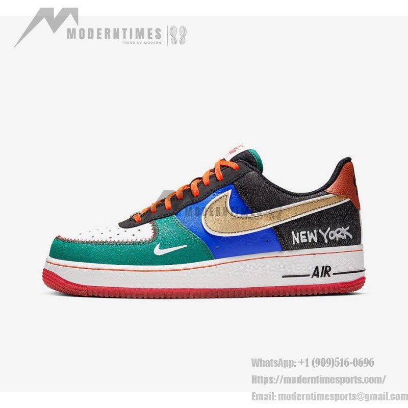 Nike Air Force 1 Low "What The NYC" CT3610-100 Nike Air Force 1 Low "What The NYC" CT3610-100 - 多色パッチワークスニーカー