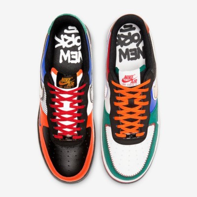 Nike Air Force 1 Low「What The NYC」CT3610-100 - ニューヨークにインスパイアされた多色パッチワークスニーカー