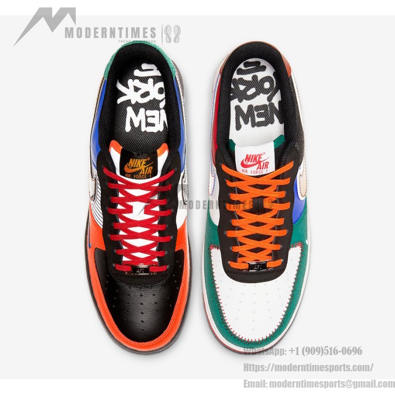 Nike Air Force 1 Low "What The NYC" CT3610-100 Nike Air Force 1 Low "What The NYC" CT3610-100 - 多色パッチワークスニーカー
