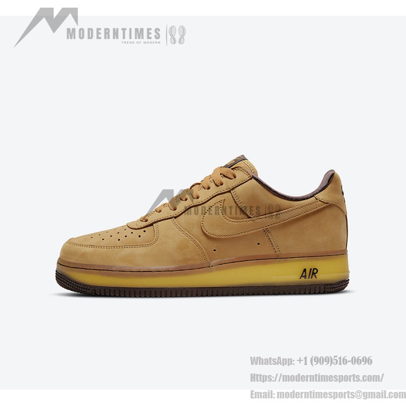 ナイキ エア フォース 1 ロー "Wheat Mocha" DC7504-700 - プレミアムヌバックスニーカー ナイキ エア フォース 1 ロー "Wheat Mocha" DC7504-700 小麦色とモカトーンのプレミアムヌバックスニーカー
