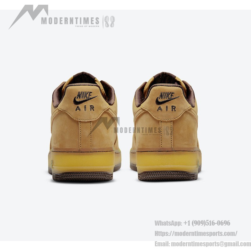ナイキ エア フォース 1 ロー "Wheat Mocha" DC7504-700 - プレミアムヌバックスニーカー ナイキ エア フォース 1 ロー "Wheat Mocha" DC7504-700 小麦色とモカトーンのプレミアムヌバックスニーカー