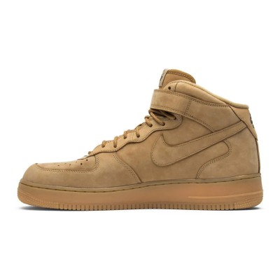 Nike Air Force 1 Mid 'Flax' 715889-200 - 全麦色スエード ミッドトップスニーカー