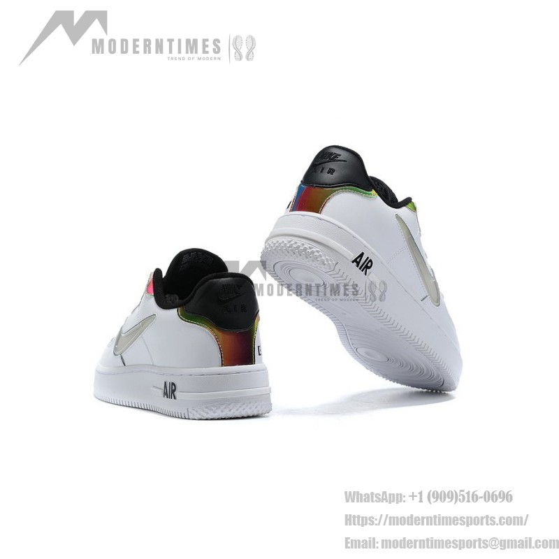 ナイキ エア フォース 1 リアクト "White Multi-Color" - スタイリッシュで快適なスニーカー ナイキ エア フォース 1 リアクト "White Multi-Color" CN9838-100 ホワイトスニーカー マルチカラーディテール付き