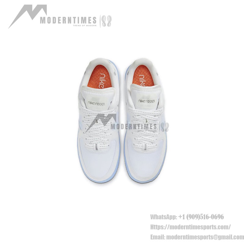 Nike Air Force 1 React QS 'Light Bone' - 半透明アウトソールのLight Boneスニーカー Nike Air Force 1 React QS 'Light Bone' CQ8879-100 - ReactとAirクッションを備えた未来的なロートップスニーカー