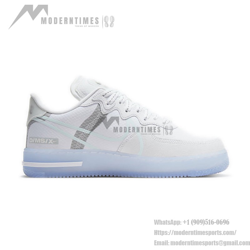 Nike Air Force 1 React QS 'Light Bone' - 半透明アウトソールのLight Boneスニーカー Nike Air Force 1 React QS 'Light Bone' CQ8879-100 - ReactとAirクッションを備えた未来的なロートップスニーカー