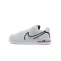ナイキ エア フォース 1 リアクト "White/Black/Red" CD4366-100 スタイリッシュスニーカー | クラシックとモダンな快適性の融合