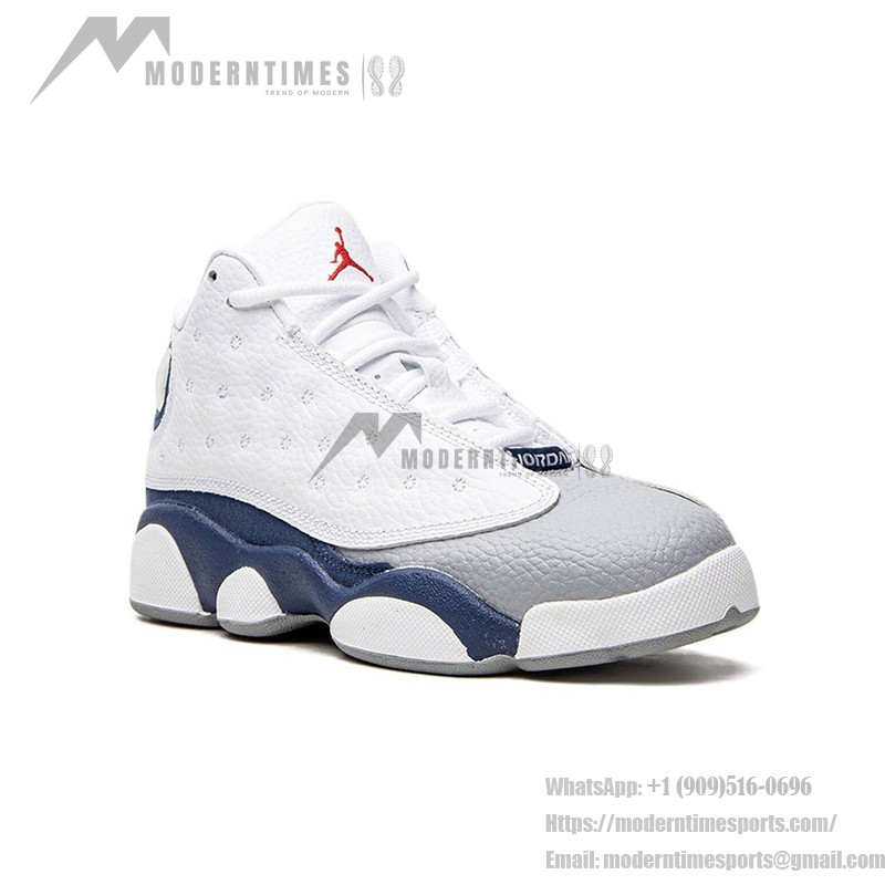 Air Jordan 13 レトロ 414571-164 - 「フレンチブルー」クラシックバスケットボールスニーカー Air Jordan 13 レトロ「フレンチブルー」414571-164 ホワイト・グレー・ブルーのバスケットボールスニーカー