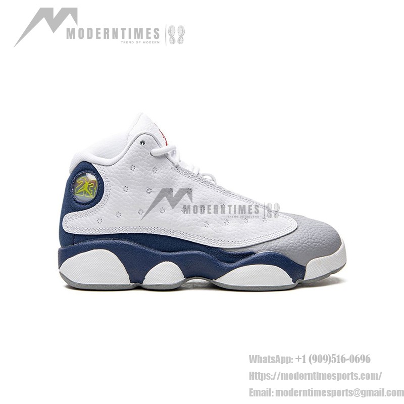 Air Jordan 13 レトロ 414571-164 - 「フレンチブルー」クラシックバスケットボールスニーカー Air Jordan 13 レトロ「フレンチブルー」414571-164 ホワイト・グレー・ブルーのバスケットボールスニーカー