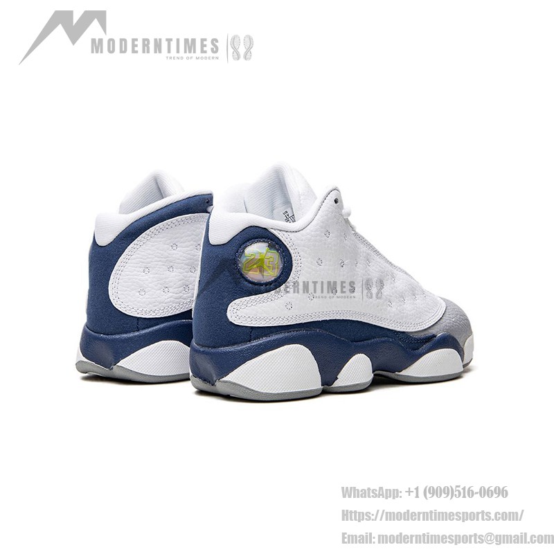 Air Jordan 13 レトロ 414571-164 - 「フレンチブルー」クラシックバスケットボールスニーカー Air Jordan 13 レトロ「フレンチブルー」414571-164 ホワイト・グレー・ブルーのバスケットボールスニーカー