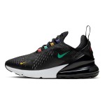 Nike Air Max 270 Black Flash Crimson AH6789-023 Nike Air Max 270 Black Flash Crimson Sneakers - Multi-Color Accents and Air Max Comfort
