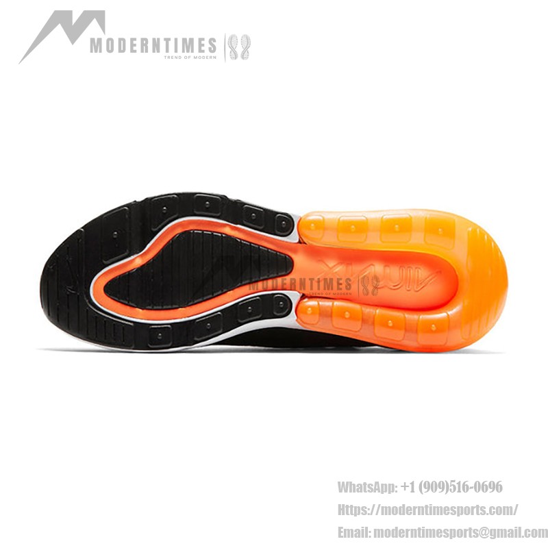 Nike Air Max 270 ブラックオレンジ AH8050-014 Nike Air Max 270 ブラックオレンジ スニーカー - 大胆でスタイリッシュなデザイン