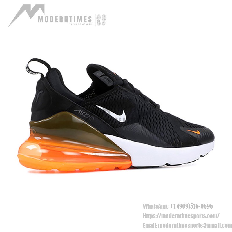 Nike Air Max 270 ブラックオレンジ AH8050-014 Nike Air Max 270 ブラックオレンジ スニーカー - 大胆でスタイリッシュなデザイン