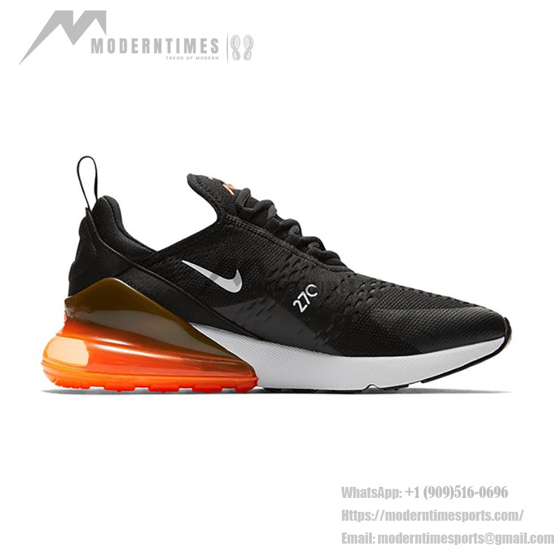 Nike Air Max 270 ブラックオレンジ AH8050-014 Nike Air Max 270 ブラックオレンジ スニーカー - 大胆でスタイリッシュなデザイン