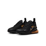 Nike Air Max 270 Multi Swoosh DV7143-001 Nike Air Max 270 Multi Swoosh Black and Gold Sneakers
