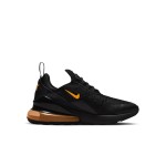 Nike Air Max 270 Multi Swoosh DV7143-001 Nike Air Max 270 Multi Swoosh Black and Gold Sneakers