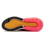 Nike Air Max 270 University Gold 943345-700 Nike Air Max 270 University Gold Sneakers - Bold Gold with Pink Air Unit