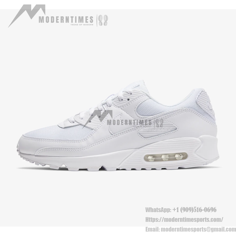 Nike Air Max 90 CN8490-100 - 洗練されたデザインと日常の快適さ Nike Air Max 90 CN8490-100 - トリプルホワイトスニーカー