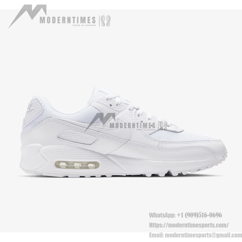 Nike Air Max 90 CN8490-100 - 洗練されたデザインと日常の快適さ Nike Air Max 90 CN8490-100 - トリプルホワイトスニーカー