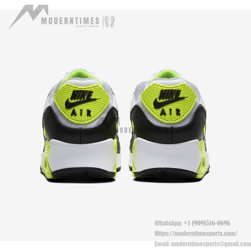 Nike Air Max 90 '30th Anniversary Volt' - アイコニックなデザイン グレーとホワイトのベースにボルトアクセントが施されたNike Air Max 90 '30th Anniversary Volt' CD0881-103