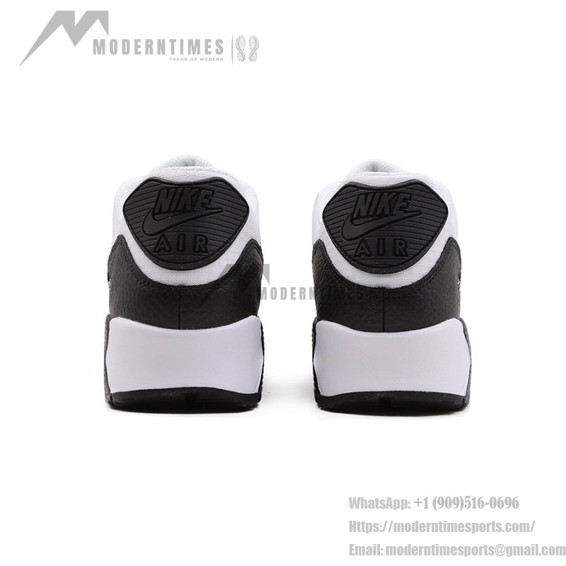 Nike Air Max 90 - クラシックなホワイト&ブラックデザイン Nike Air Max 90 325213-139 - ホワイト&ブラックの2トーンスニーカー
