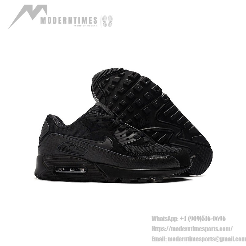 Nike Air Max 90 'Triple Black' 537384-090 - 洗練されたデザインと最高の快適さ Nike Air Max 90 'Triple Black' 537384-090 - アイコニックなオールブラックスニーカー、最大の快適さ