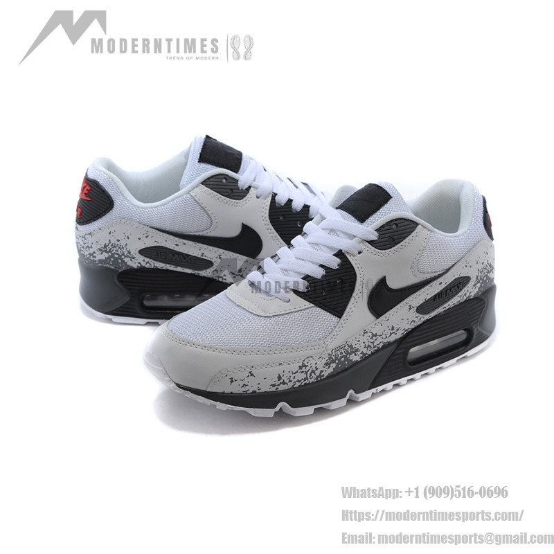 Nike Air Max 90 'Gray Splatter' DX0128-001 - アイコニックなスニーカーとMax Airクッショニング Nike Air Max 90 'Gray Splatter' DX0128-001 - 大胆なグラデーションスプラッタースニーカー