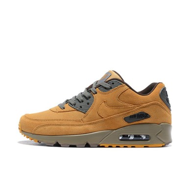 Nike Air Max 90 683282-700 - プレミアムウィートスエードとオリーブアクセント | クラシックデザイン＆日常の快適さ