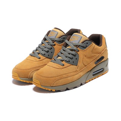 Nike Air Max 90 683282-700 - プレミアムウィートスエードとオリーブアクセント | クラシックデザイン＆日常の快適さ