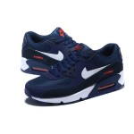 Nike Air Max 90 AJ1285-403 - アイコニックなデザインと快適性 Nike Air Max 90 AJ1285-403 - ディープネイビーとホワイトスウッシュ&レッドアクセント