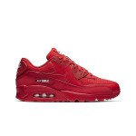 テクスチャ仕上げのNike Air Max 90 AJ1285-602 オールレッドデザイン Nike Air Max 90 AJ1285-602 テクスチャ仕上げのオールレッドスニーカー