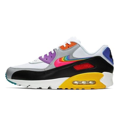 Nike Air Max 90 BETRUE CJ5482-100 | 鮮やかなレインボーアクセントとアイコニックなMax Airクッショニング