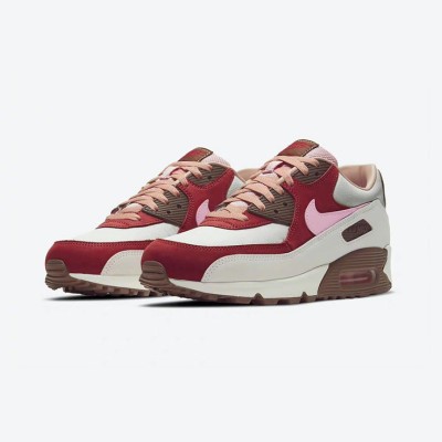 Nike Air Max 90 CU1816-100 - 「ベーコン」エディション | レトロスタイルと日常の快適さを提供するクリーム、レッド＆ピンクのスニーカー