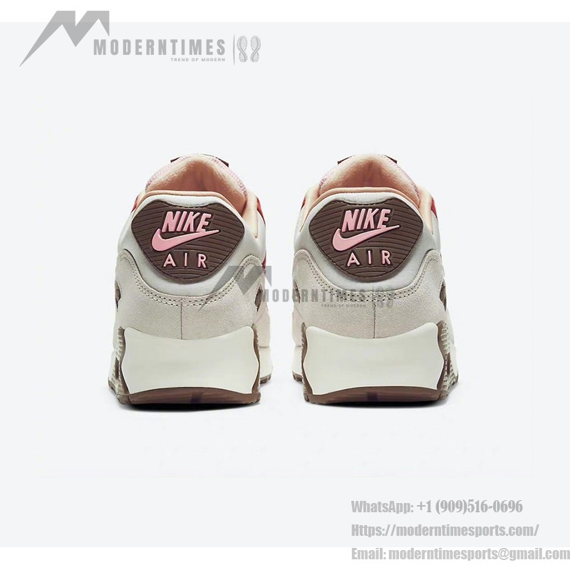 Nike Air Max 90 CU1816-100 - レトロな「ベーコン」エディションスニーカー Nike Air Max 90 CU1816-100 ベーコン エディション スニーカー(クリーム、レッド、ピンク)