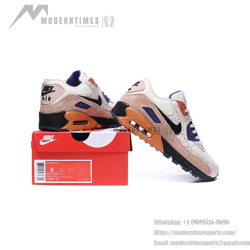 Nike Air Max 90 'トポグラフィーパック' CI5646-001 - ユニークでスタイリッシュな快適さ Nike Air Max 90 'トポグラフィーパック' CI5646-001 - 地図にインスパイアされたデザインとプレミアムな快適さ