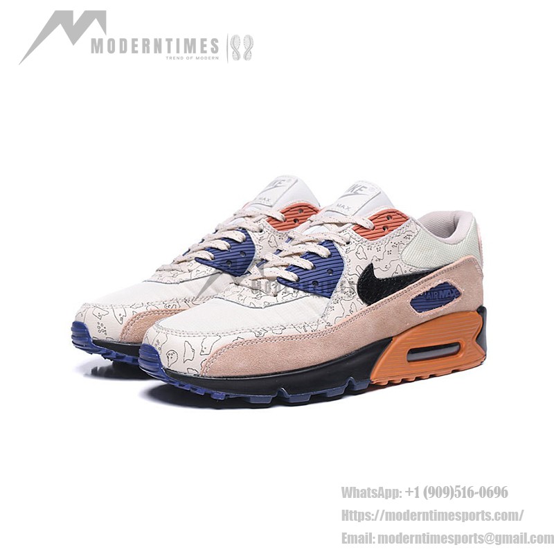 Nike Air Max 90 'トポグラフィーパック' CI5646-001 - ユニークでスタイリッシュな快適さ Nike Air Max 90 'トポグラフィーパック' CI5646-001 - 地図にインスパイアされたデザインとプレミアムな快適さ