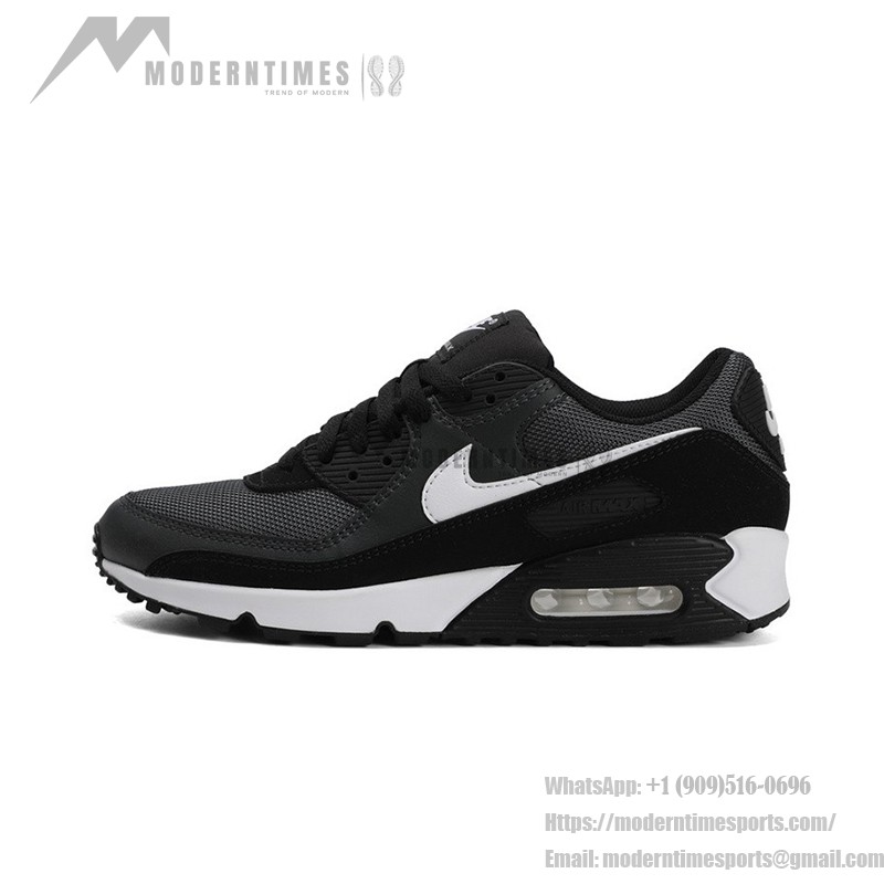 Nike Air Max 90 CN8490-002 - ブラック&ダークグリーン、ホワイトスウッシュ ブラックとダークグリーンのNike Air Max 90、ホワイトスウッシュ付き