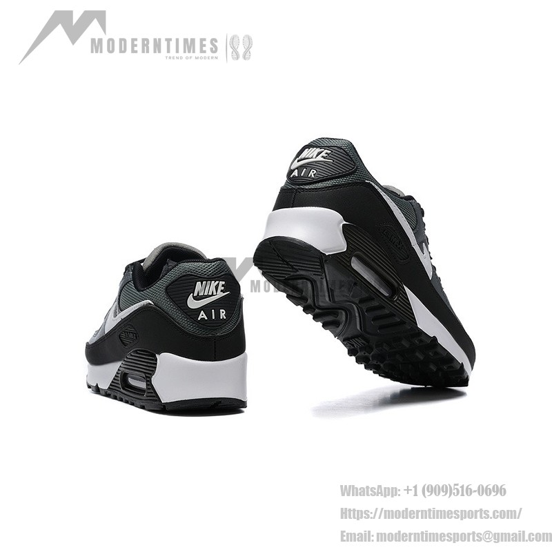 Nike Air Max 90 CN8490-002 - スタイリッシュなブラック&グレーのスニーカー Nike Air Max 90 CN8490-002 - ホワイトスウッシュが特徴のブラック&グレースニーカー