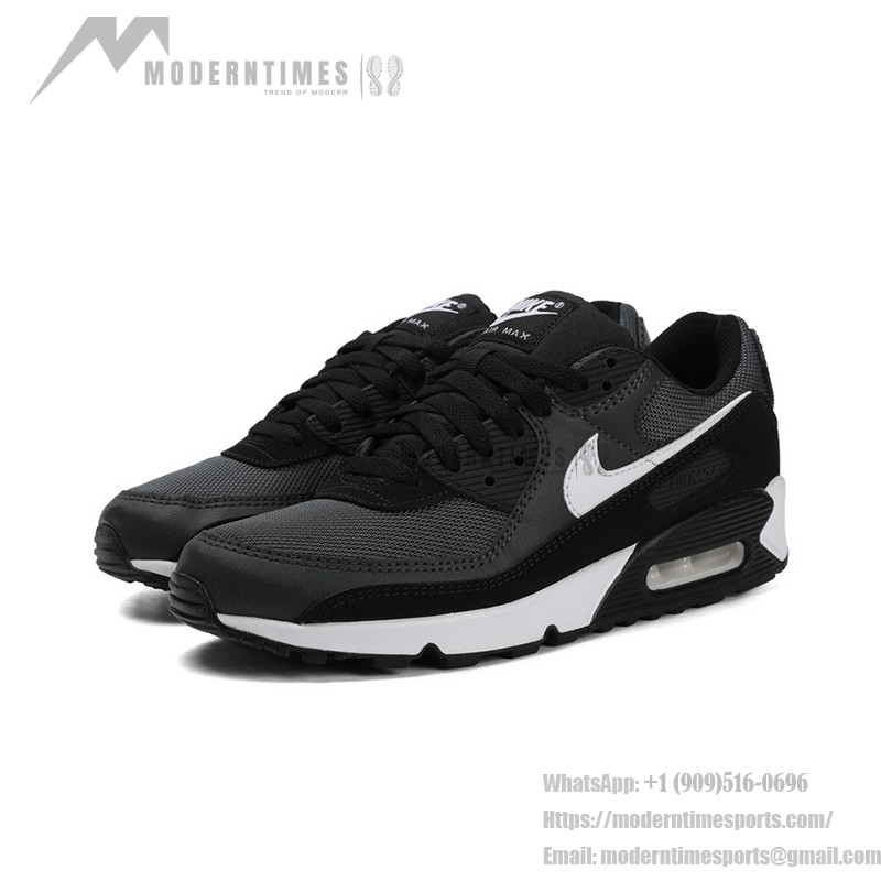 Nike Air Max 90 CN8490-002 - ブラック&ダークグリーン、ホワイトスウッシュ ブラックとダークグリーンのNike Air Max 90、ホワイトスウッシュ付き
