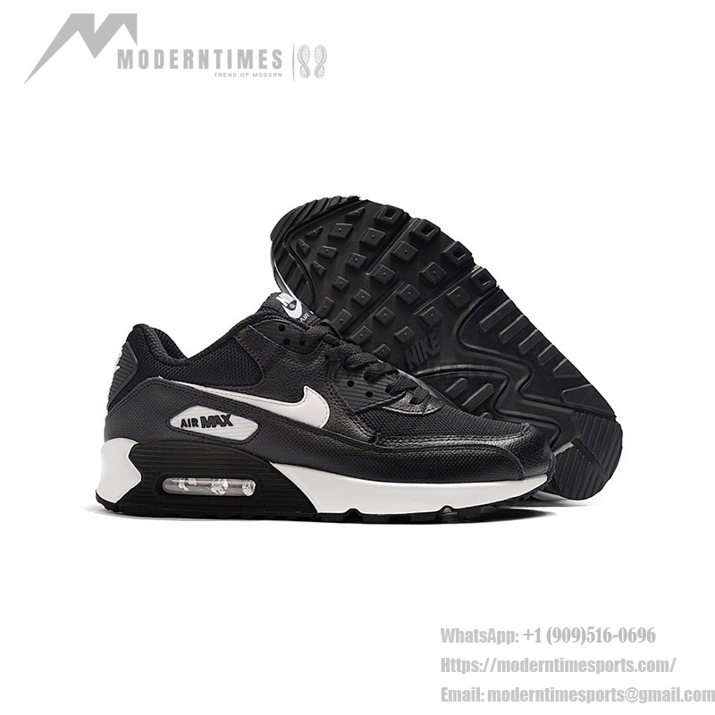 Nike Air Max 90 'ブラック/ホワイト' CQ2560-001 - 洗練されたブラックとホワイトアクセントのタイムレスなデザイン Nike Air Max 90 'ブラック/ホワイト' CQ2560-001 - ミニマルなスニーカーとMax Airクッショニング