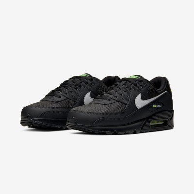Nike Air Max 90 'ブラック/ボルトグリーン' CV1634-001 | スタイリッシュなブラックデザインにネオングリーンアクセントとMax Airクッショニング