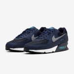 Nike Air Max 90 'ネイビーブルー' CV1634-400 - Max Airクッショニングとモダンなデザイン Nike Air Max 90 'ネイビーブルー' CV1634-400 - スタイリッシュなネイビースニーカーとライトブルーアクセント