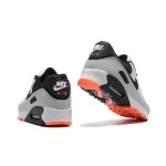 Nike Air Max 90 DC9845-100 - グレー、ブラック&オレンジのスニーカー Nike Air Max 90 DC9845-100 - グレー、ブラック&オレンジのスニーカー、斑点模様のミッドソール付き